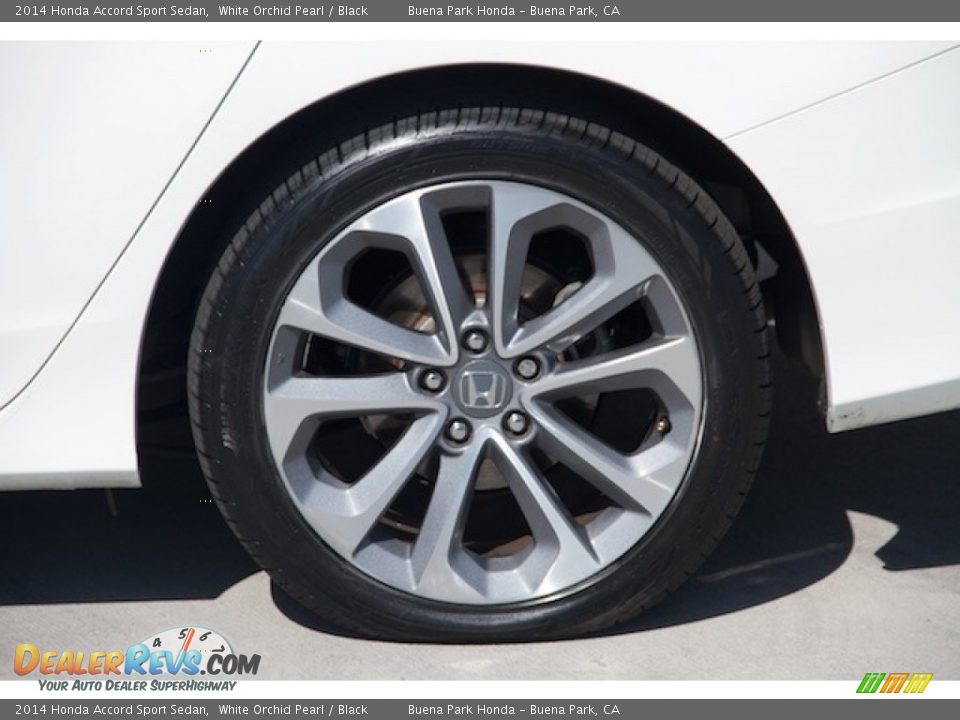 2014 Honda Accord Sport Sedan White Orchid Pearl / Black Photo #27