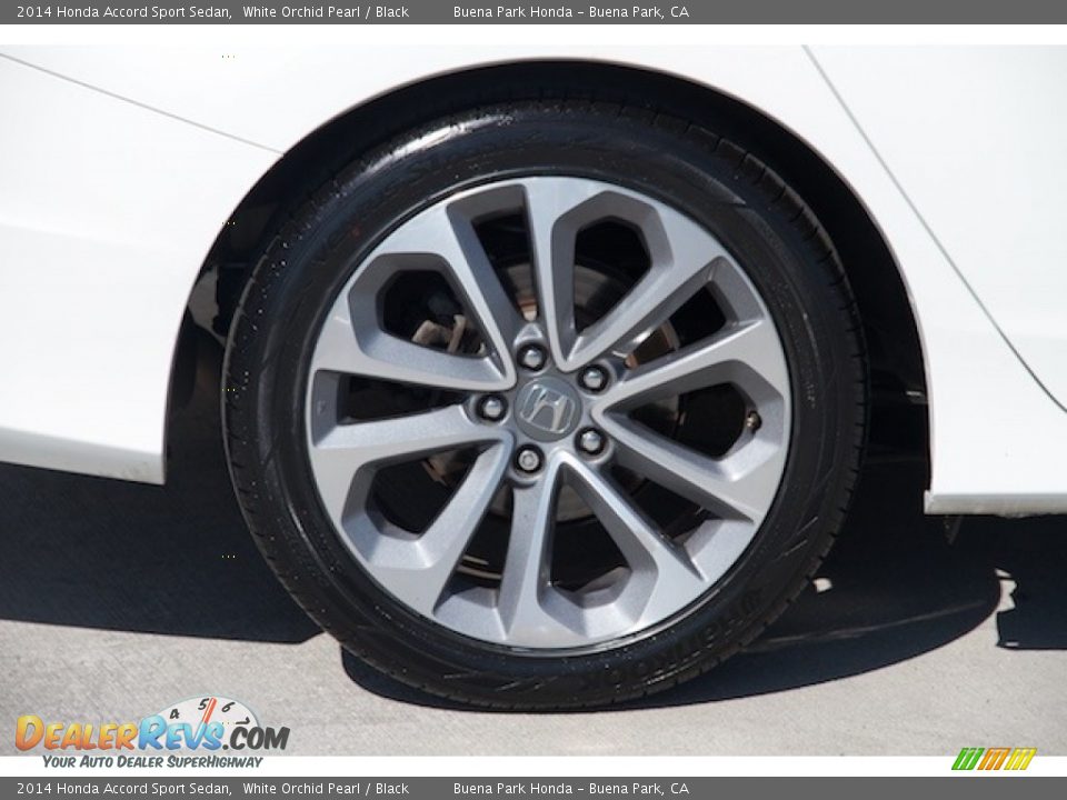 2014 Honda Accord Sport Sedan White Orchid Pearl / Black Photo #28