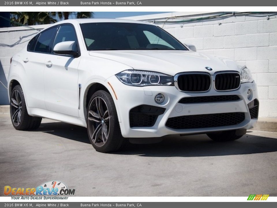 2016 BMW X6 M Alpine White / Black Photo #1