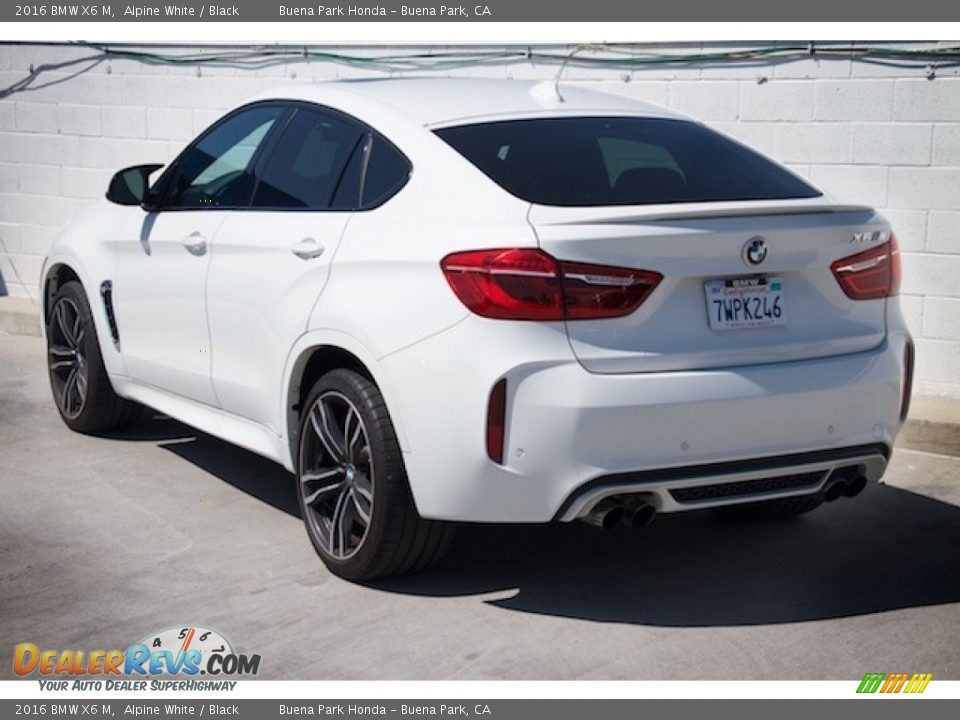 2016 BMW X6 M Alpine White / Black Photo #2