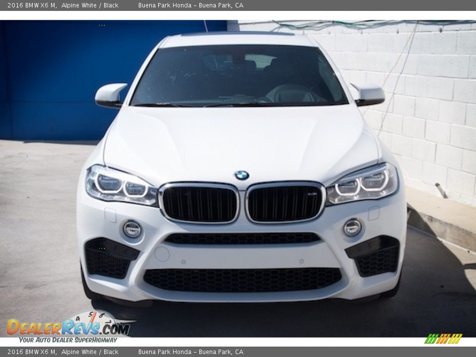 2016 BMW X6 M Alpine White / Black Photo #7