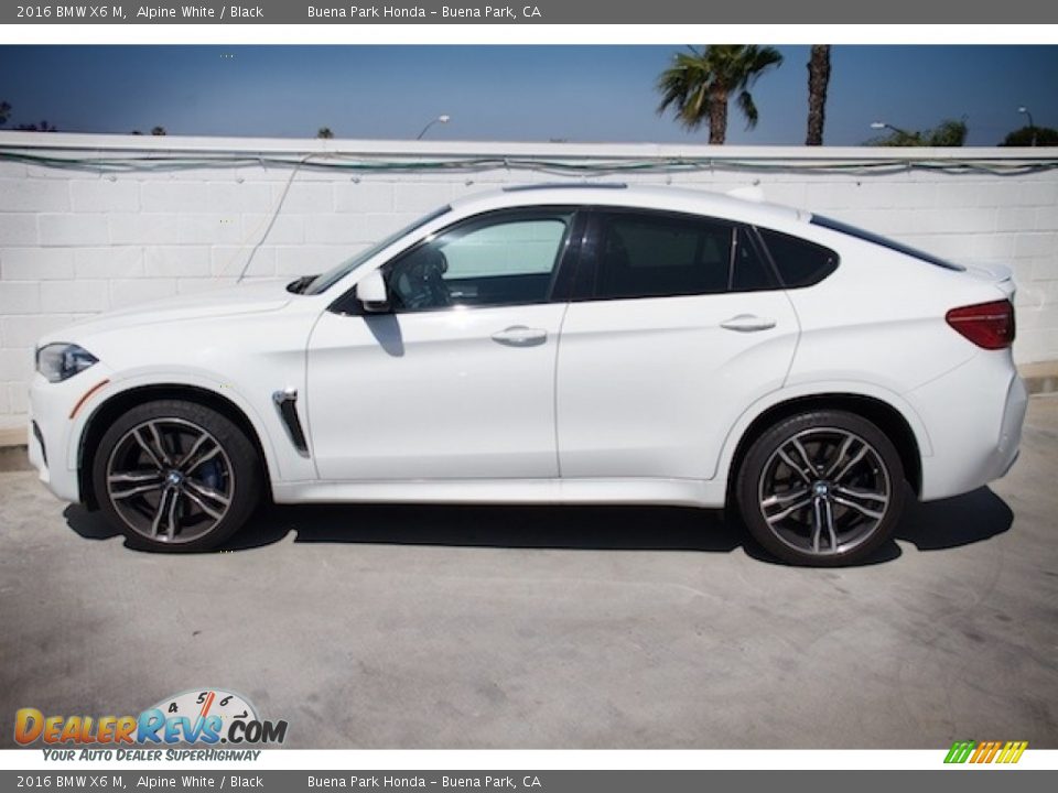 2016 BMW X6 M Alpine White / Black Photo #8