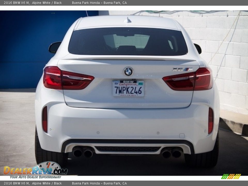 2016 BMW X6 M Alpine White / Black Photo #9