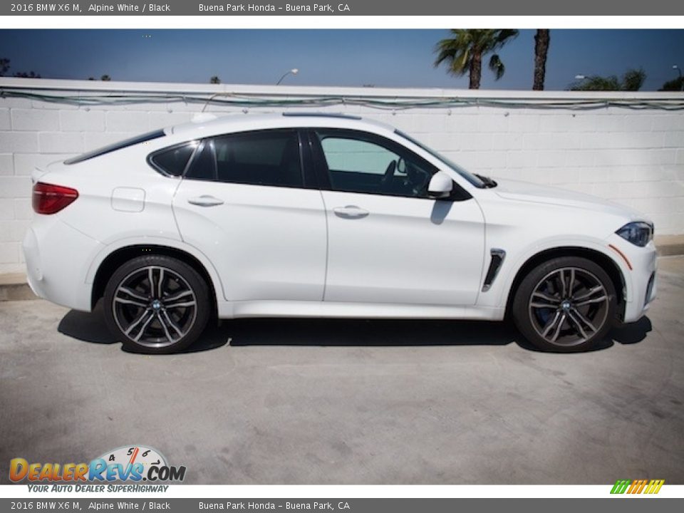 2016 BMW X6 M Alpine White / Black Photo #10