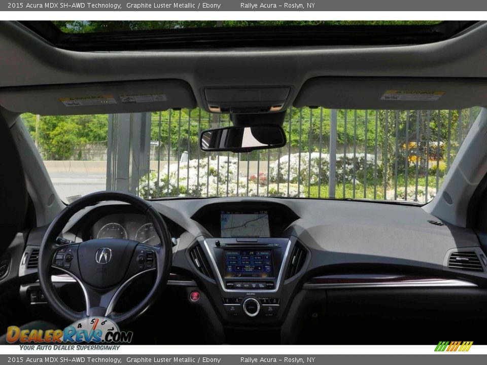 2015 Acura MDX SH-AWD Technology Graphite Luster Metallic / Ebony Photo #10