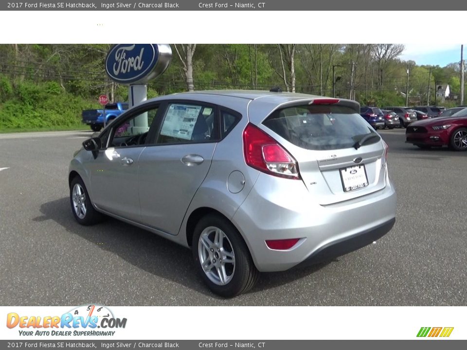 2017 Ford Fiesta SE Hatchback Ingot Silver / Charcoal Black Photo #5