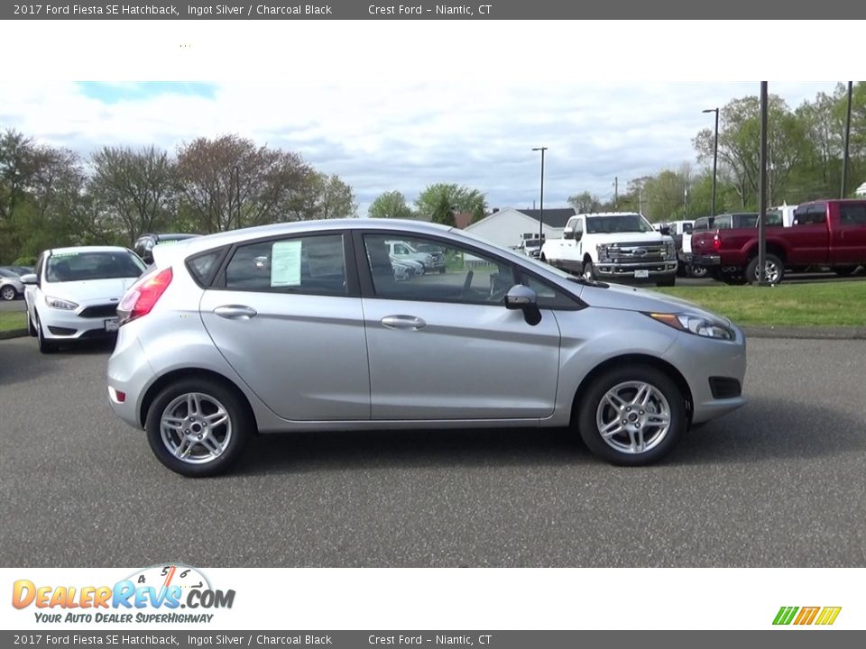 Ingot Silver 2017 Ford Fiesta SE Hatchback Photo #8