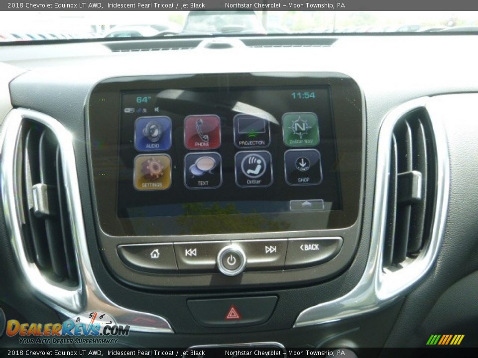 2018 Chevrolet Equinox LT AWD Iridescent Pearl Tricoat / Jet Black Photo #17
