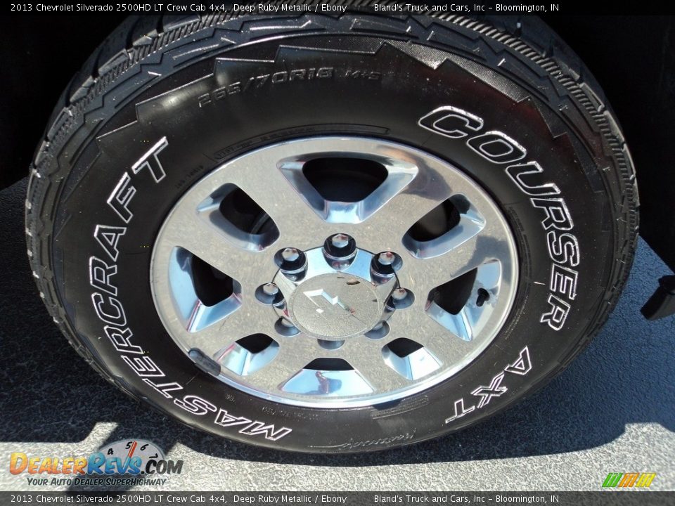 2013 Chevrolet Silverado 2500HD LT Crew Cab 4x4 Deep Ruby Metallic / Ebony Photo #26