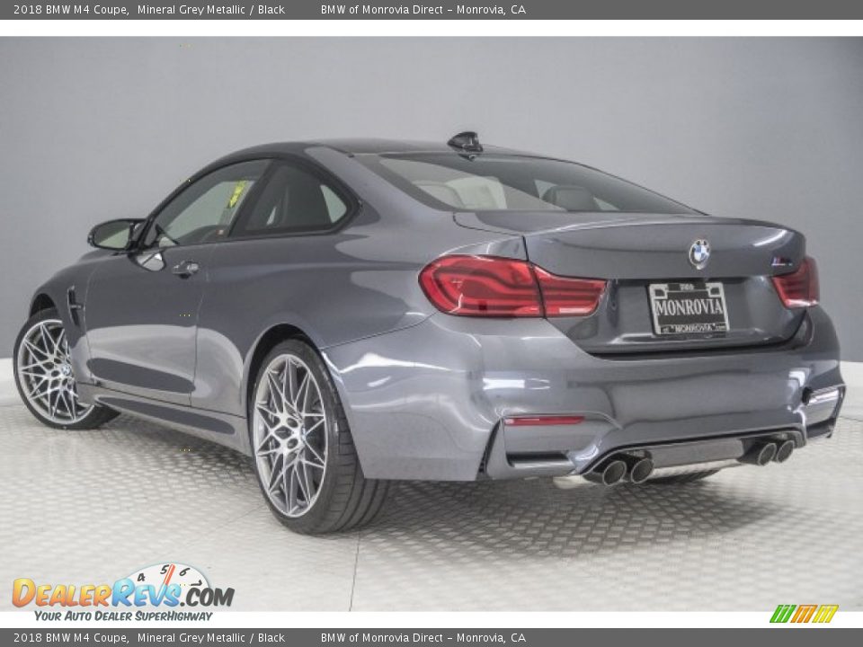 2018 BMW M4 Coupe Mineral Grey Metallic / Black Photo #3