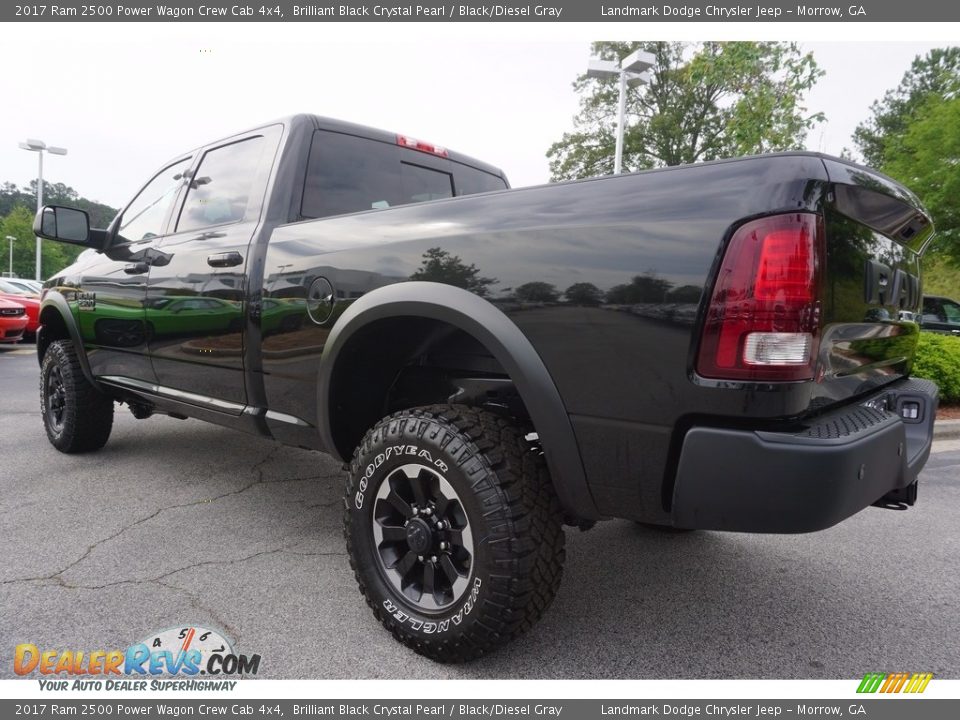 2017 Ram 2500 Power Wagon Crew Cab 4x4 Brilliant Black Crystal Pearl / Black/Diesel Gray Photo #2