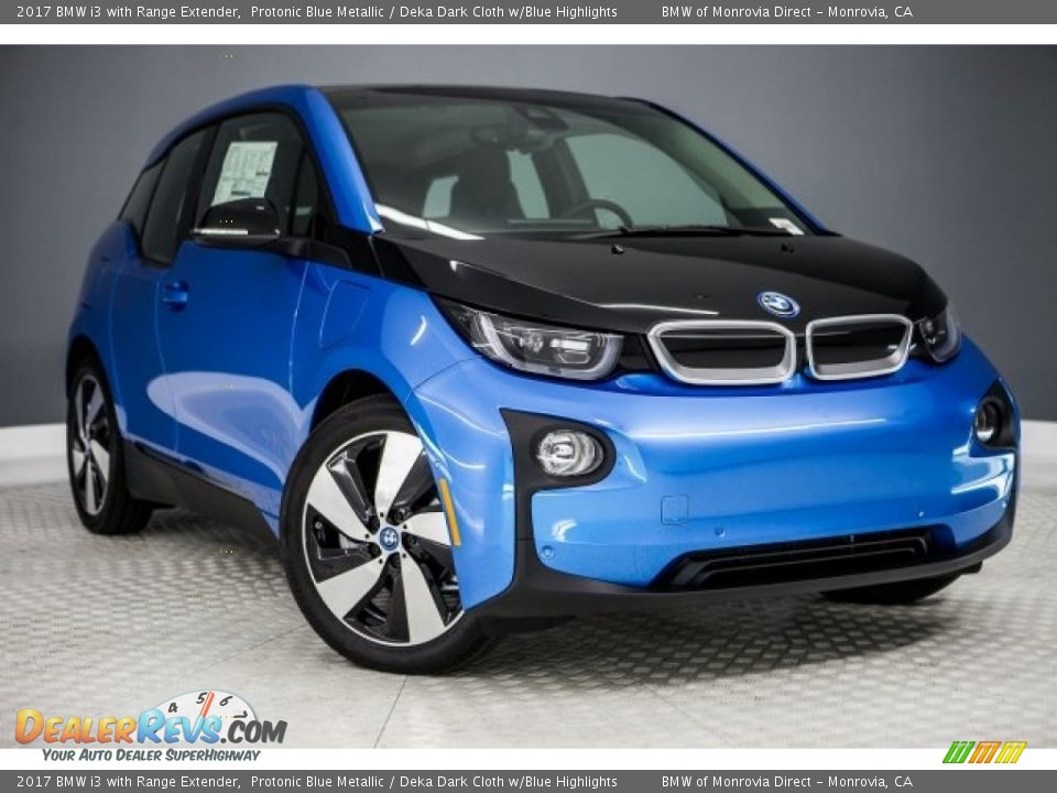 Front 3/4 View of 2017 BMW i3 with Range Extender Photo #12