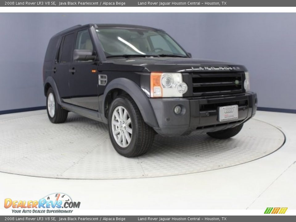 2008 Land Rover LR3 V8 SE Java Black Pearlescent / Alpaca Beige Photo #1