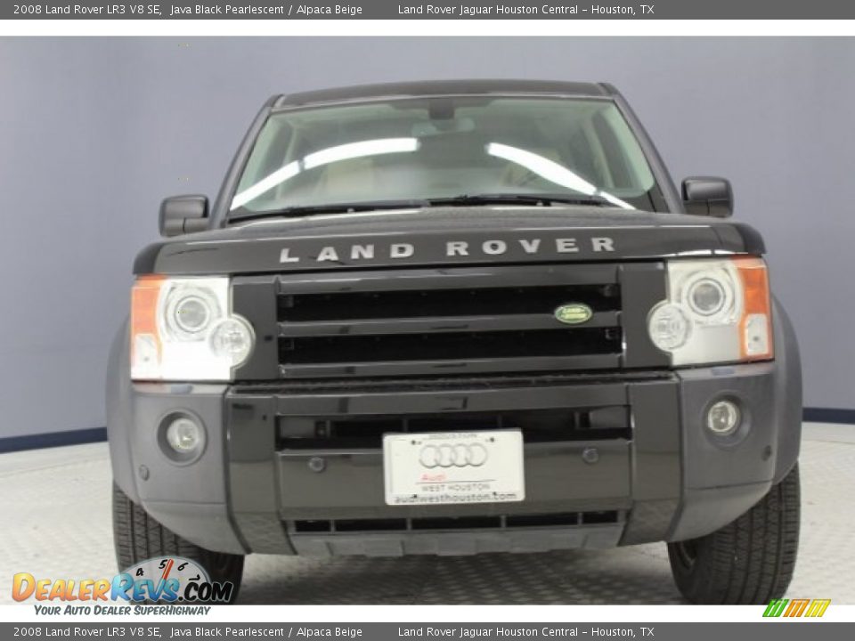 2008 Land Rover LR3 V8 SE Java Black Pearlescent / Alpaca Beige Photo #2