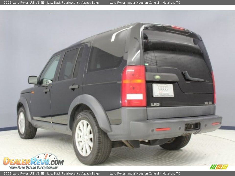 2008 Land Rover LR3 V8 SE Java Black Pearlescent / Alpaca Beige Photo #5