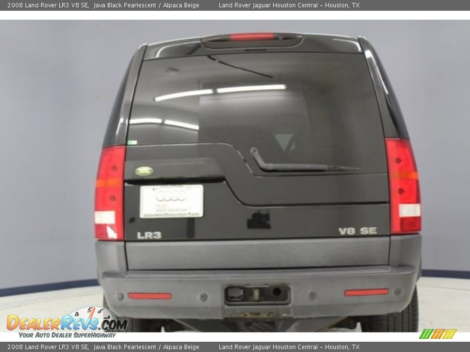 2008 Land Rover LR3 V8 SE Java Black Pearlescent / Alpaca Beige Photo #6