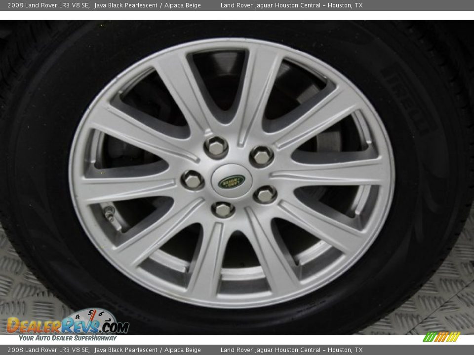 2008 Land Rover LR3 V8 SE Java Black Pearlescent / Alpaca Beige Photo #10