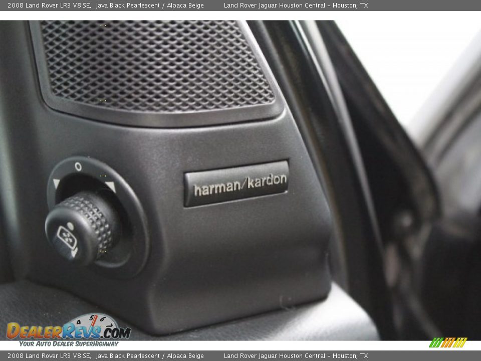 2008 Land Rover LR3 V8 SE Java Black Pearlescent / Alpaca Beige Photo #14