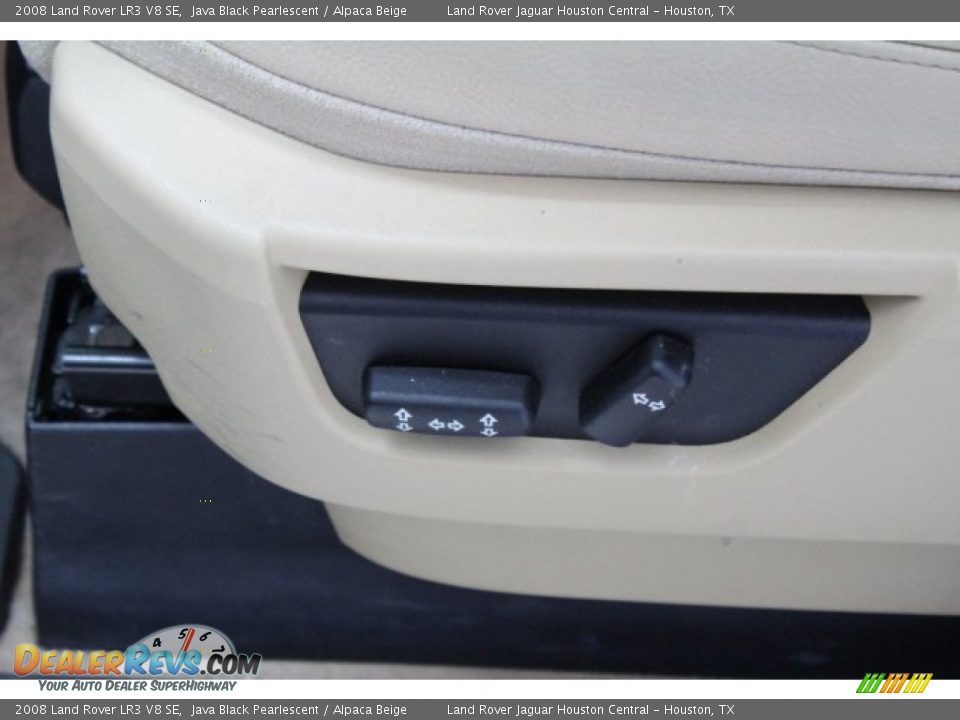 2008 Land Rover LR3 V8 SE Java Black Pearlescent / Alpaca Beige Photo #15