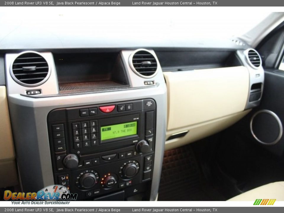 2008 Land Rover LR3 V8 SE Java Black Pearlescent / Alpaca Beige Photo #18