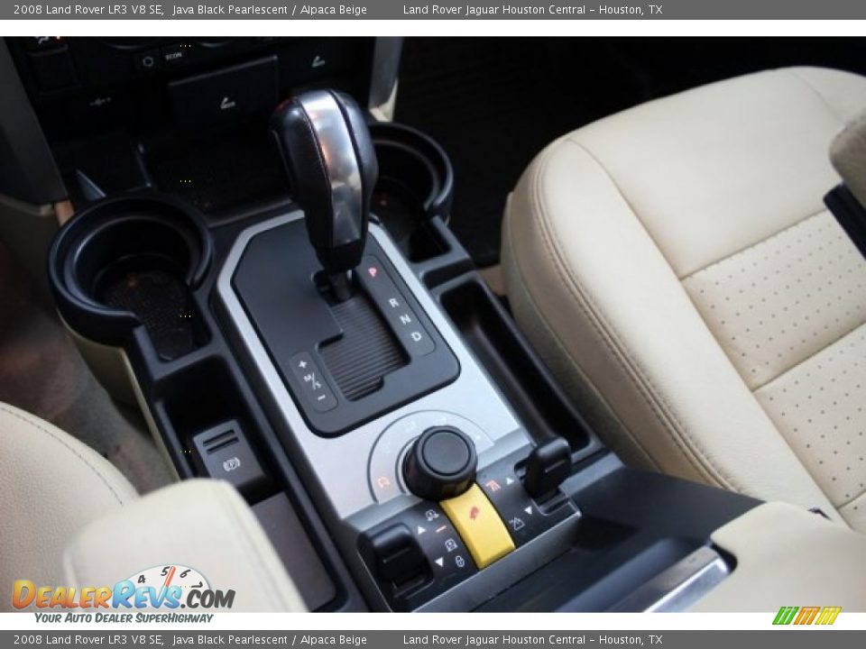 2008 Land Rover LR3 V8 SE Java Black Pearlescent / Alpaca Beige Photo #19