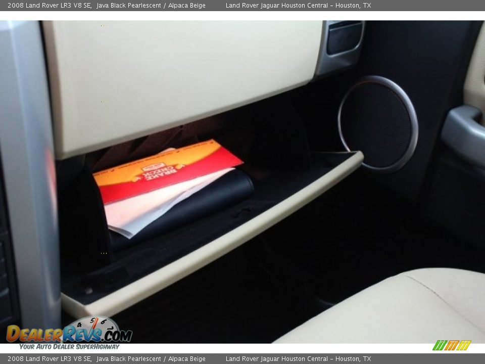2008 Land Rover LR3 V8 SE Java Black Pearlescent / Alpaca Beige Photo #23