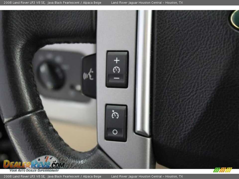 2008 Land Rover LR3 V8 SE Java Black Pearlescent / Alpaca Beige Photo #25