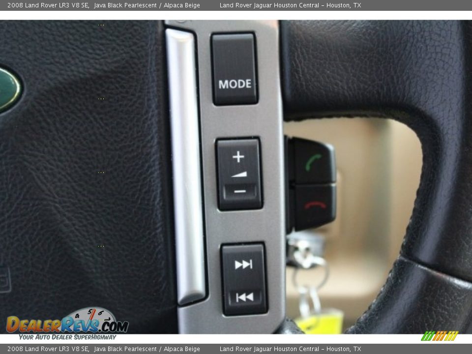 2008 Land Rover LR3 V8 SE Java Black Pearlescent / Alpaca Beige Photo #26