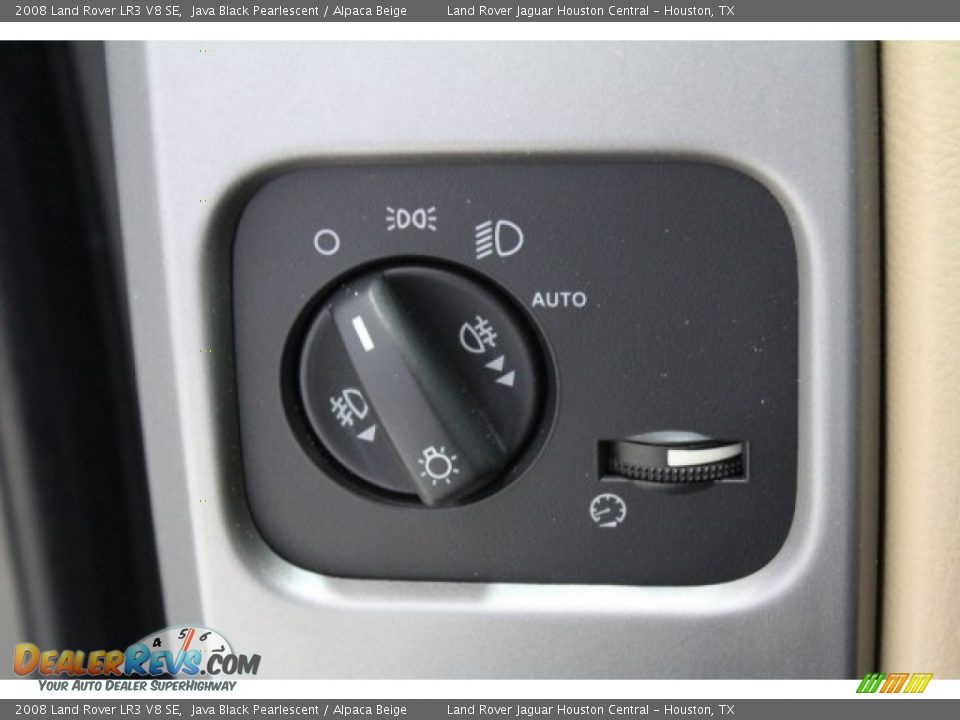 2008 Land Rover LR3 V8 SE Java Black Pearlescent / Alpaca Beige Photo #27