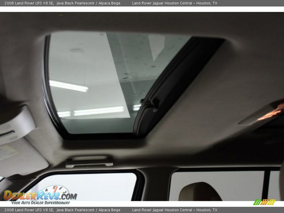 2008 Land Rover LR3 V8 SE Java Black Pearlescent / Alpaca Beige Photo #28