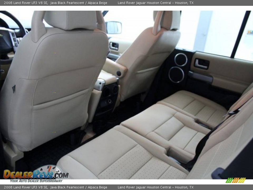 2008 Land Rover LR3 V8 SE Java Black Pearlescent / Alpaca Beige Photo #30