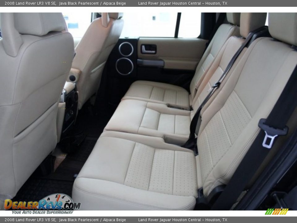 2008 Land Rover LR3 V8 SE Java Black Pearlescent / Alpaca Beige Photo #31