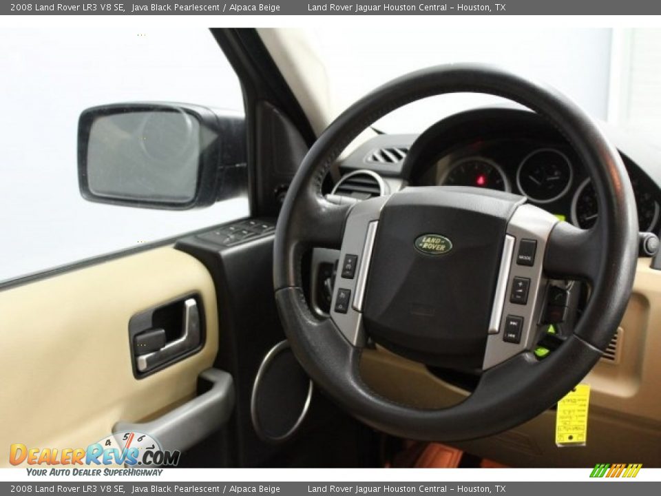 2008 Land Rover LR3 V8 SE Java Black Pearlescent / Alpaca Beige Photo #33