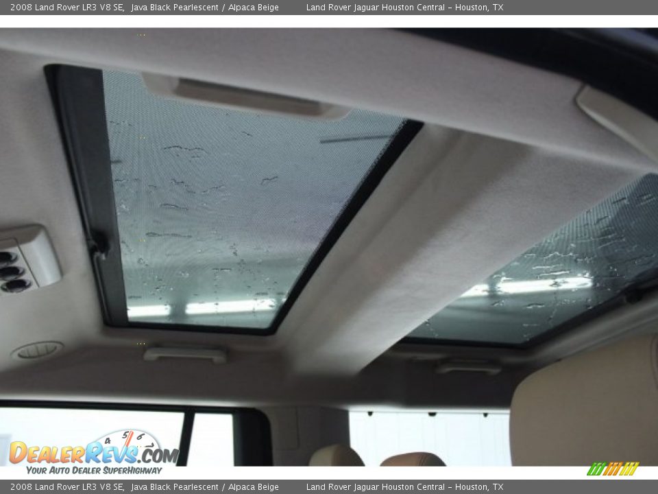 2008 Land Rover LR3 V8 SE Java Black Pearlescent / Alpaca Beige Photo #34