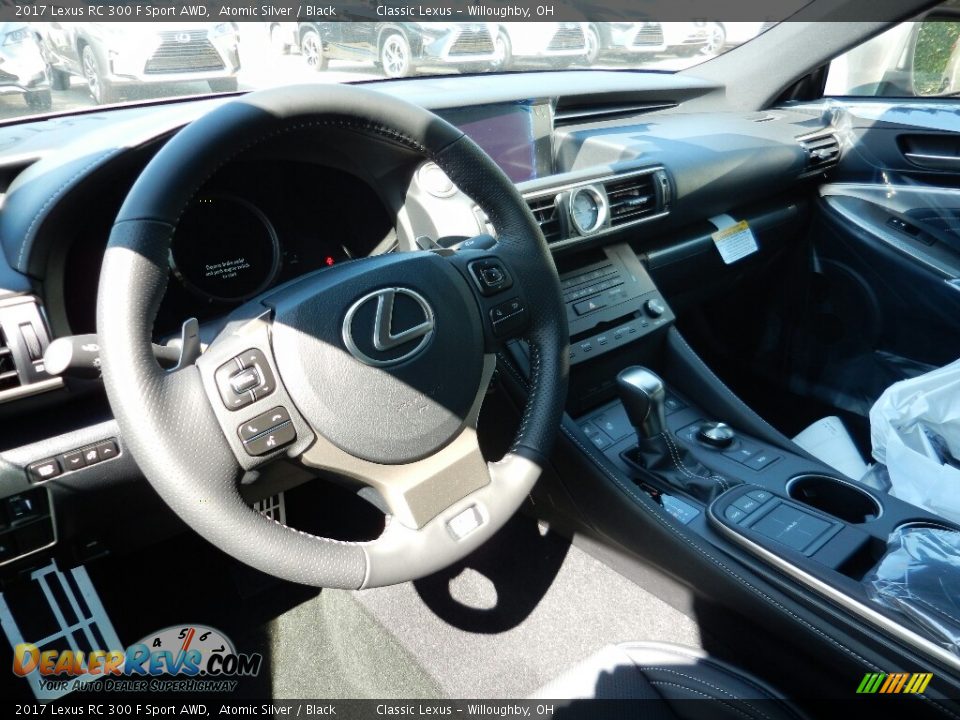 2017 Lexus RC 300 F Sport AWD Atomic Silver / Black Photo #2