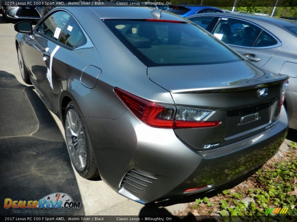 2017 Lexus RC 300 F Sport AWD Atomic Silver / Black Photo #3