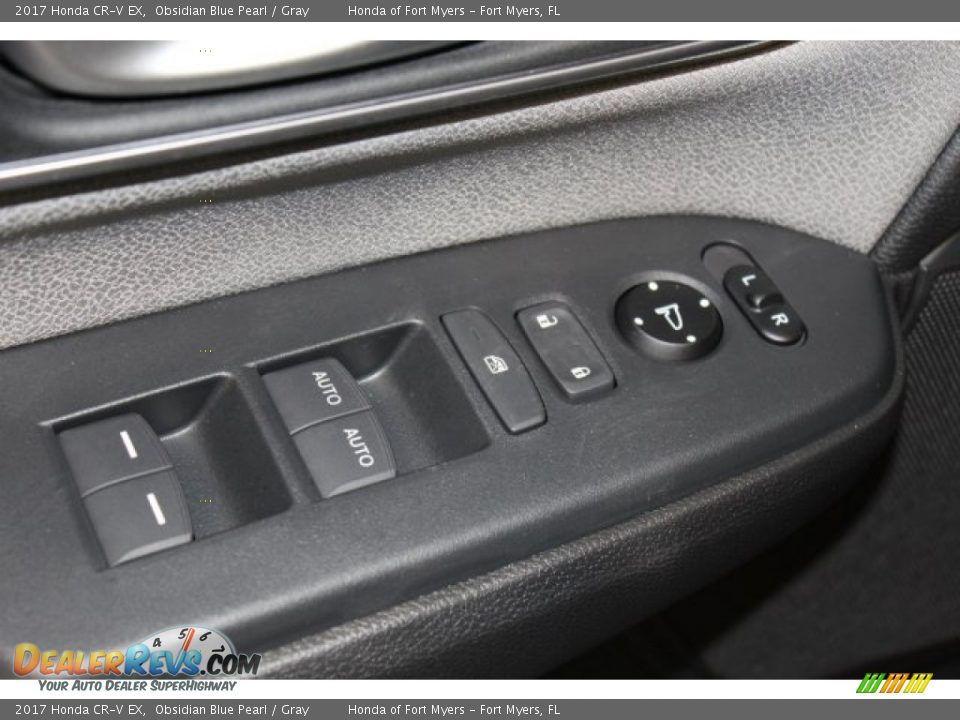 2017 Honda CR-V EX Obsidian Blue Pearl / Gray Photo #8