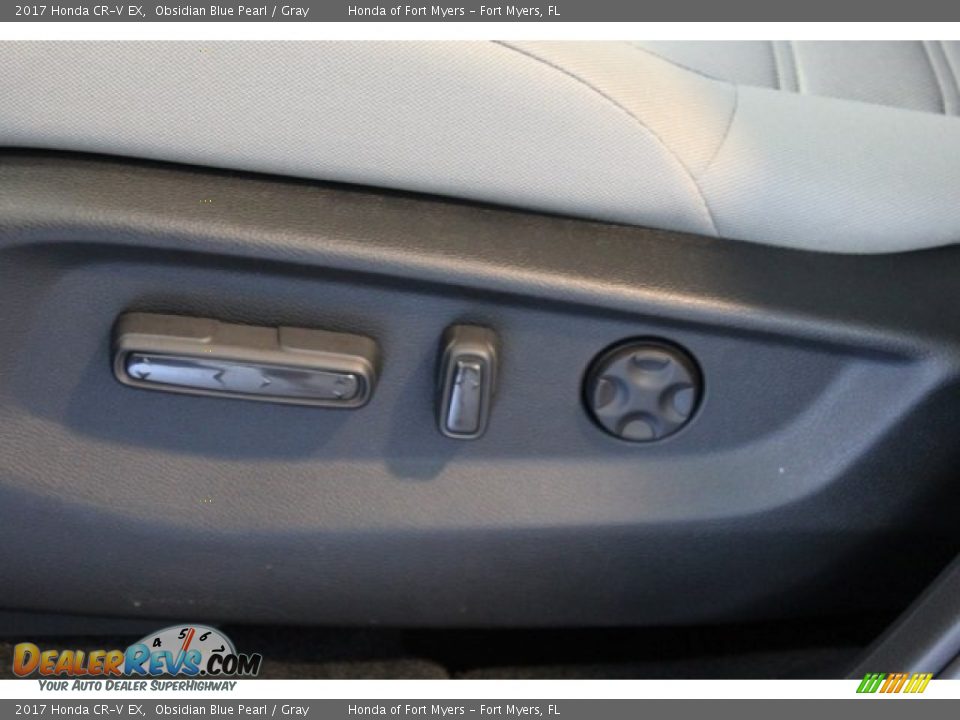 2017 Honda CR-V EX Obsidian Blue Pearl / Gray Photo #10