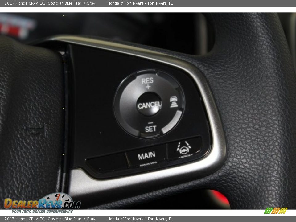 2017 Honda CR-V EX Obsidian Blue Pearl / Gray Photo #14