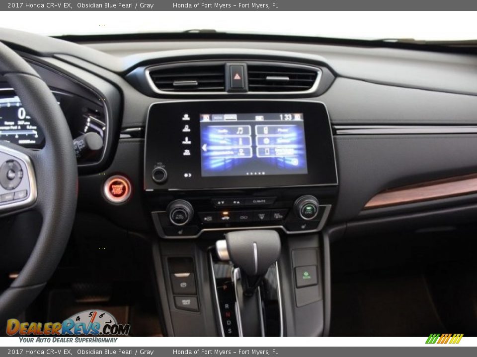 2017 Honda CR-V EX Obsidian Blue Pearl / Gray Photo #15