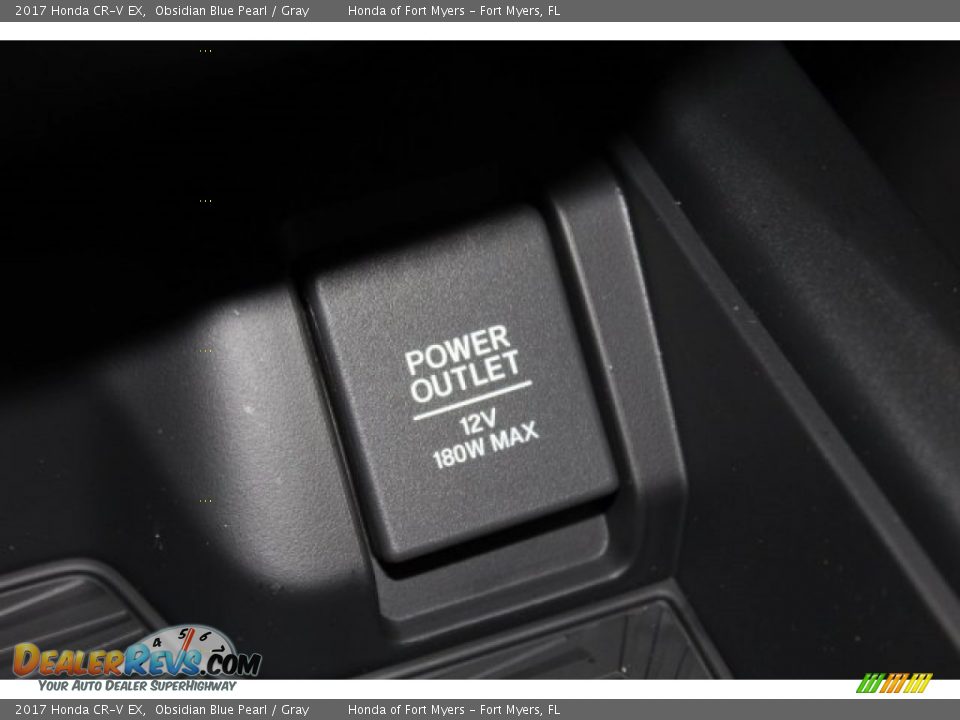 2017 Honda CR-V EX Obsidian Blue Pearl / Gray Photo #21