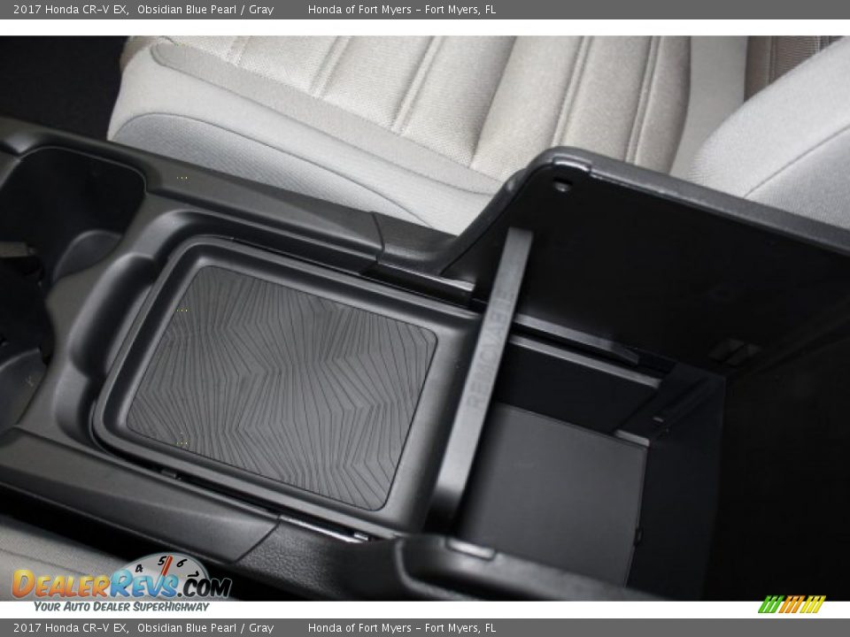 2017 Honda CR-V EX Obsidian Blue Pearl / Gray Photo #22