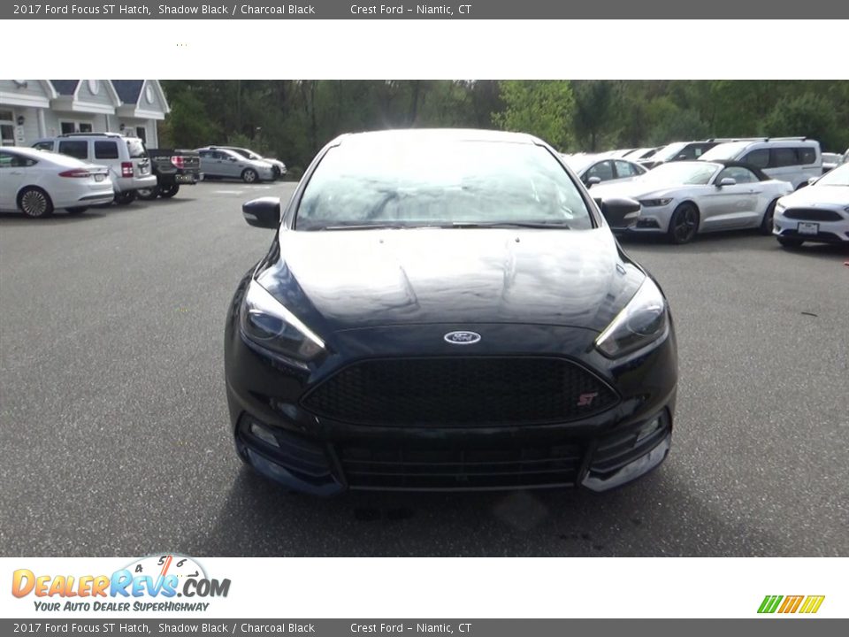 2017 Ford Focus ST Hatch Shadow Black / Charcoal Black Photo #2