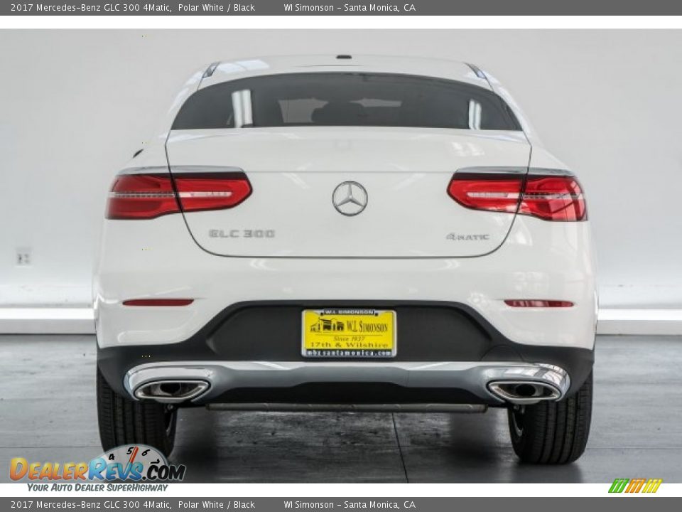 2017 Mercedes-Benz GLC 300 4Matic Polar White / Black Photo #4