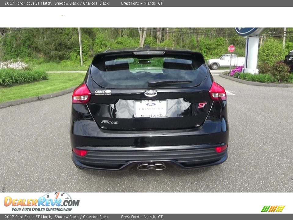 2017 Ford Focus ST Hatch Shadow Black / Charcoal Black Photo #6
