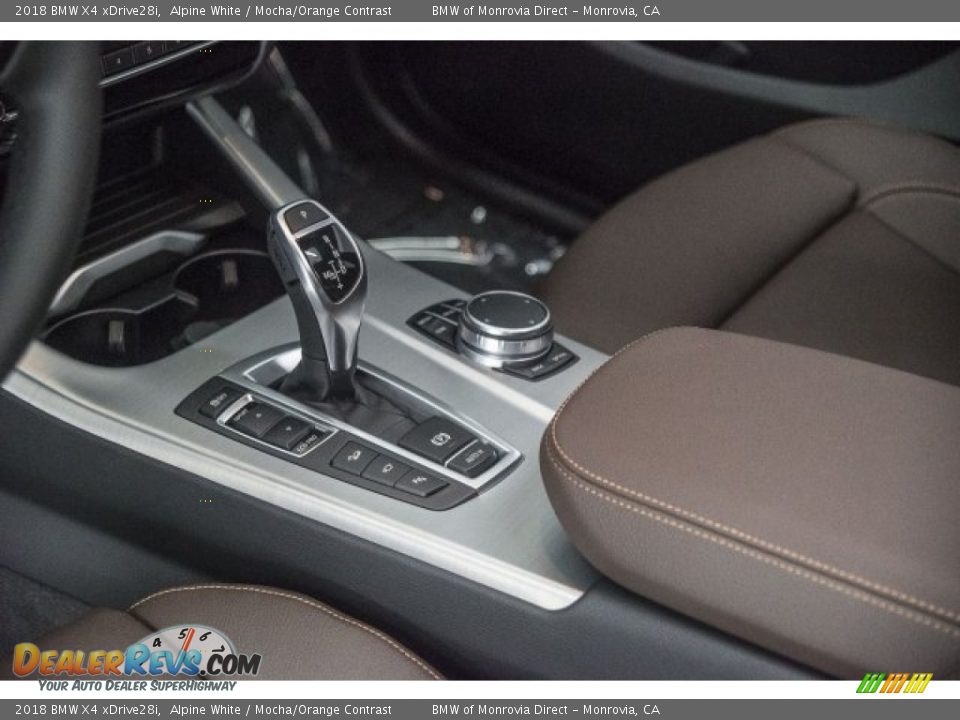 2018 BMW X4 xDrive28i Alpine White / Mocha/Orange Contrast Photo #7