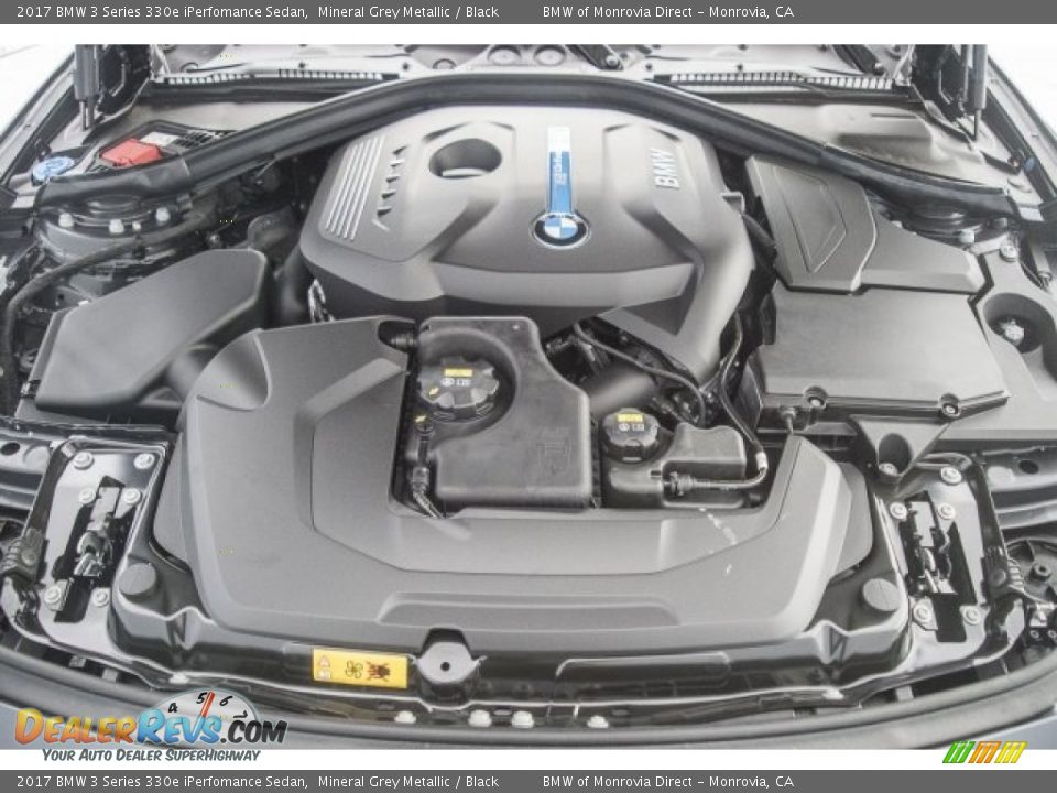 2017 BMW 3 Series 330e iPerfomance Sedan Mineral Grey Metallic / Black Photo #8