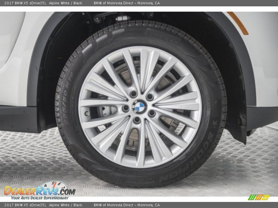 2017 BMW X5 sDrive35i Alpine White / Black Photo #9