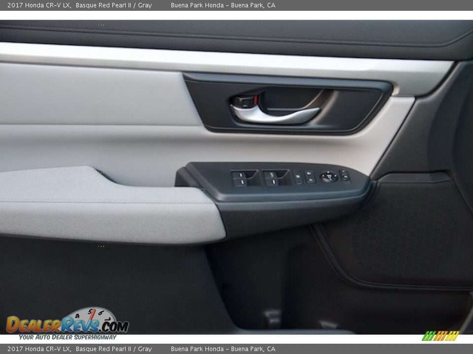 2017 Honda CR-V LX Basque Red Pearl II / Gray Photo #7