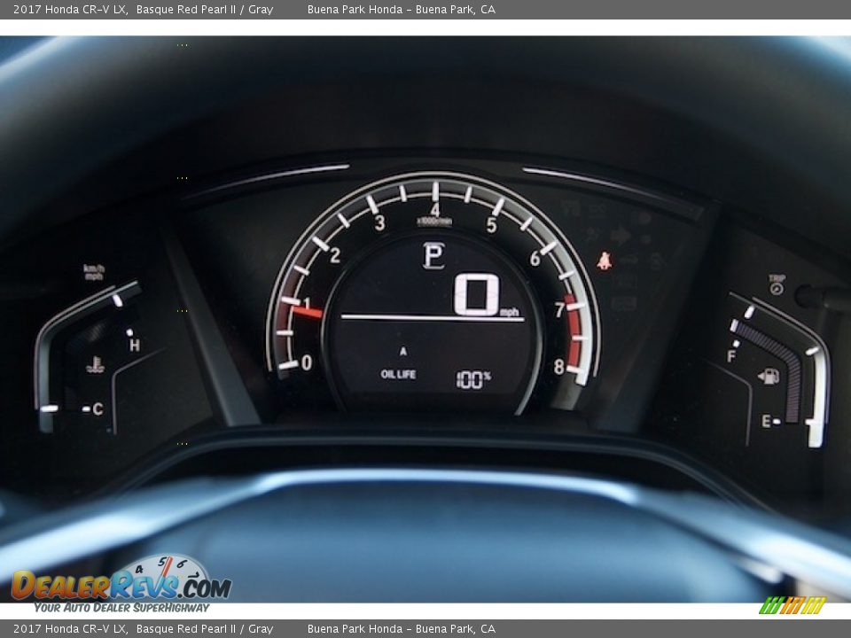 2017 Honda CR-V LX Basque Red Pearl II / Gray Photo #16